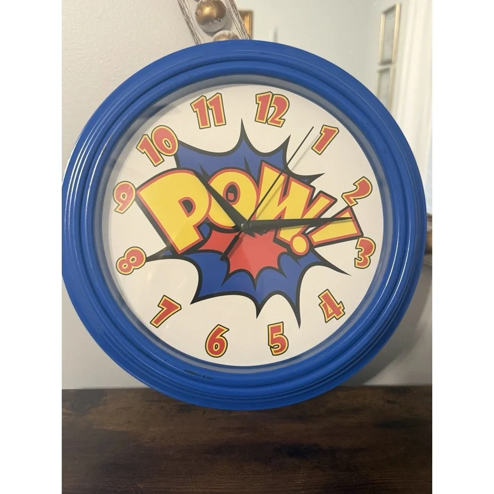 POW Comic Book Pop Art Wall‎ Clock 12